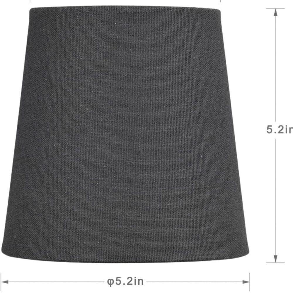 LAMPWELL VALO Clip-on Small Fabric Lamp Shades 2 pack